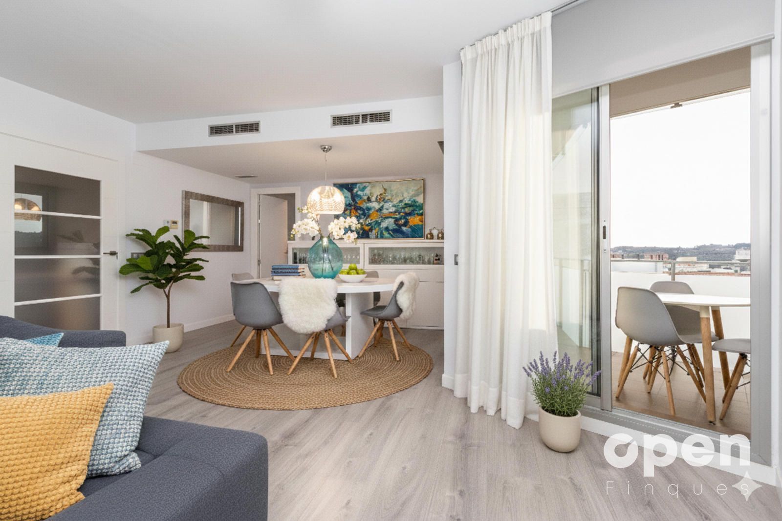 Dining room of Duplex for sale in Terrassa  with Air Conditioner, Heating and Terrace