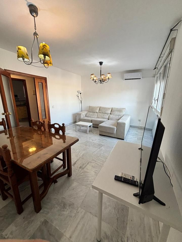 Living room of Flat to rent in Dos Hermanas  with Air Conditioner, Terrace and Furnished