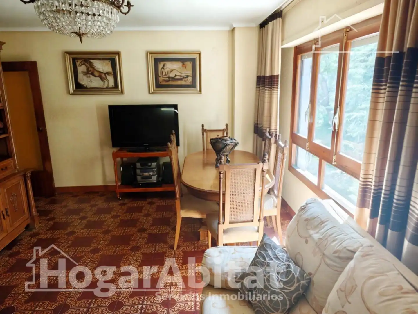 Sala d'estar de Pis en venda en Castellón de la Plana / Castelló de la Plana amb Jardí privat i Balcó