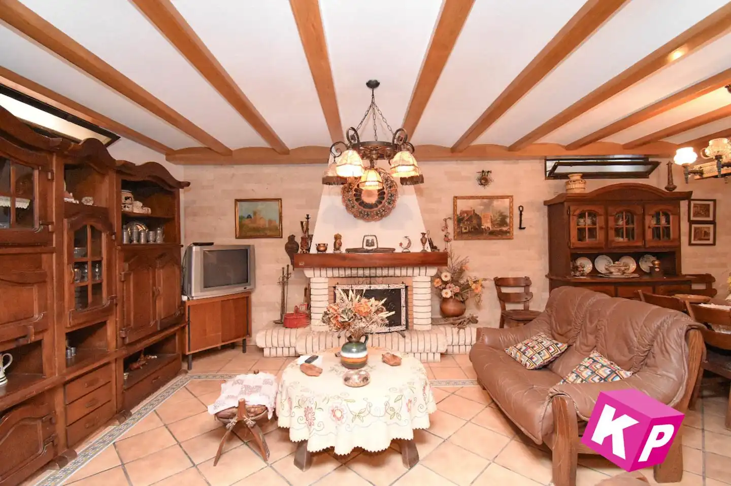 Sala d'estar de Casa o xalet en venda en Elche / Elx amb Jardí privat, Terrassa i Traster
