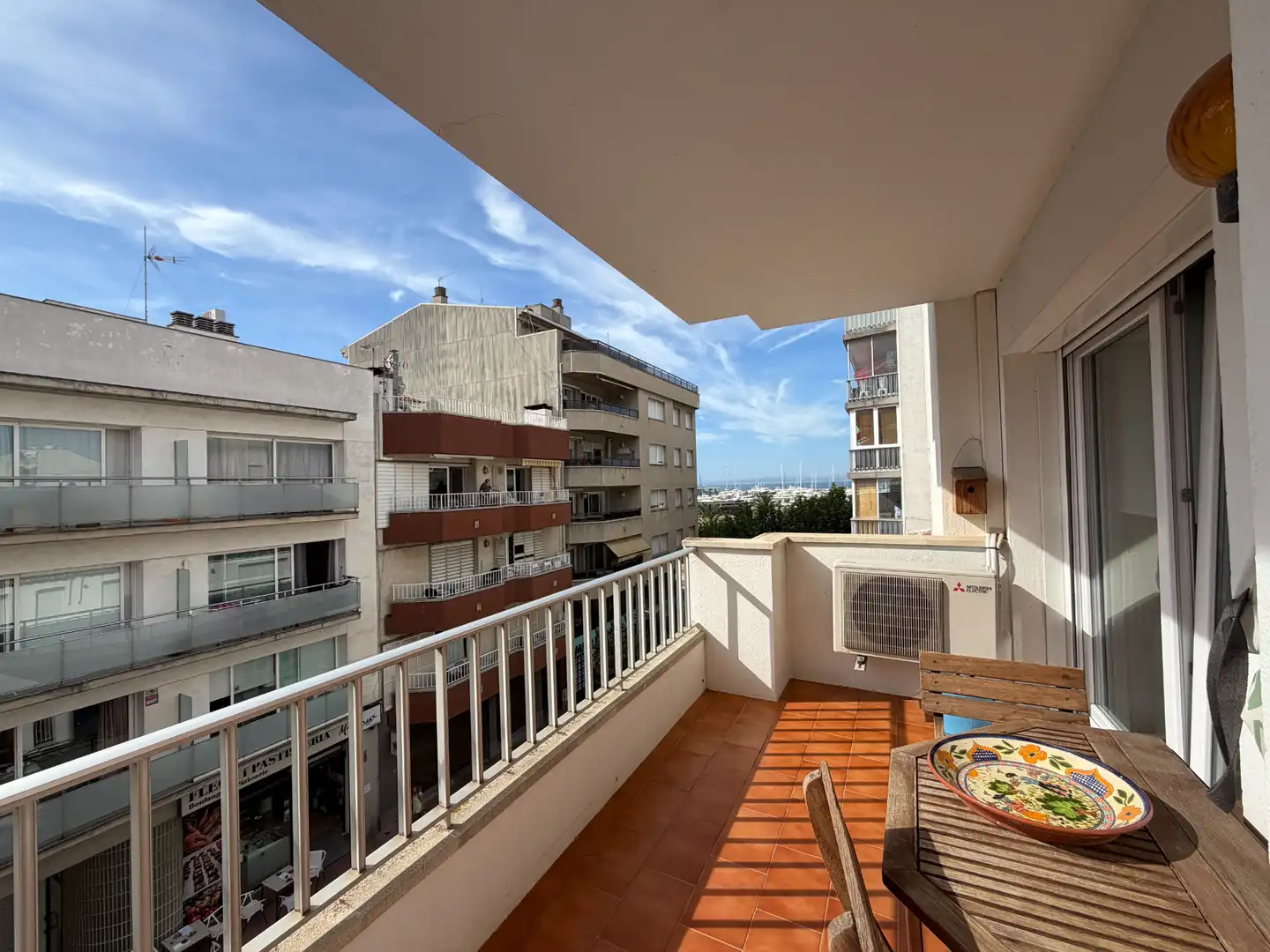 Balcony of Apartments for sale in Roses  with Air Conditioner, Heating and Terrace