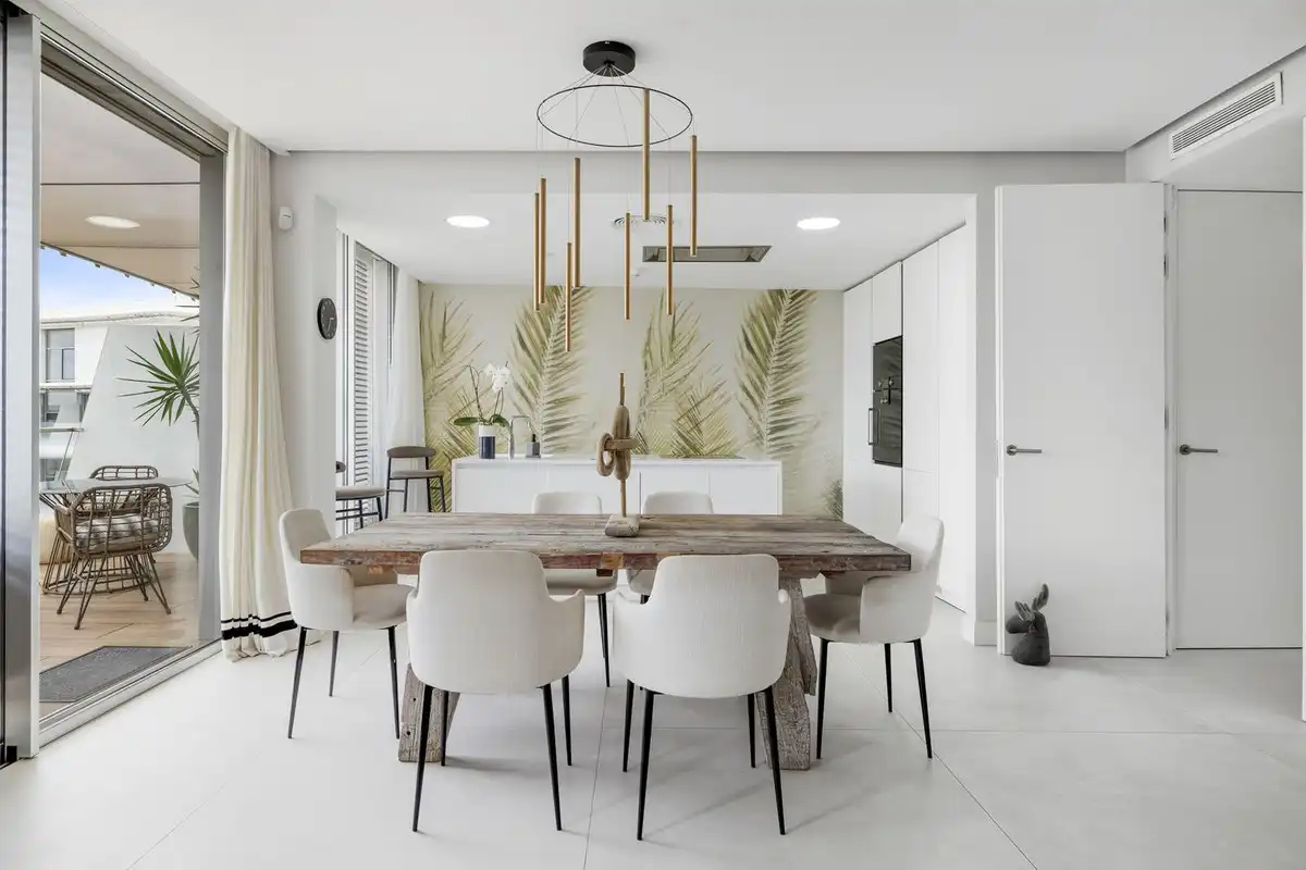 Comedor de Apartamento en venta en Estepona con Aire acondicionado, Terraza y Piscina comunitaria