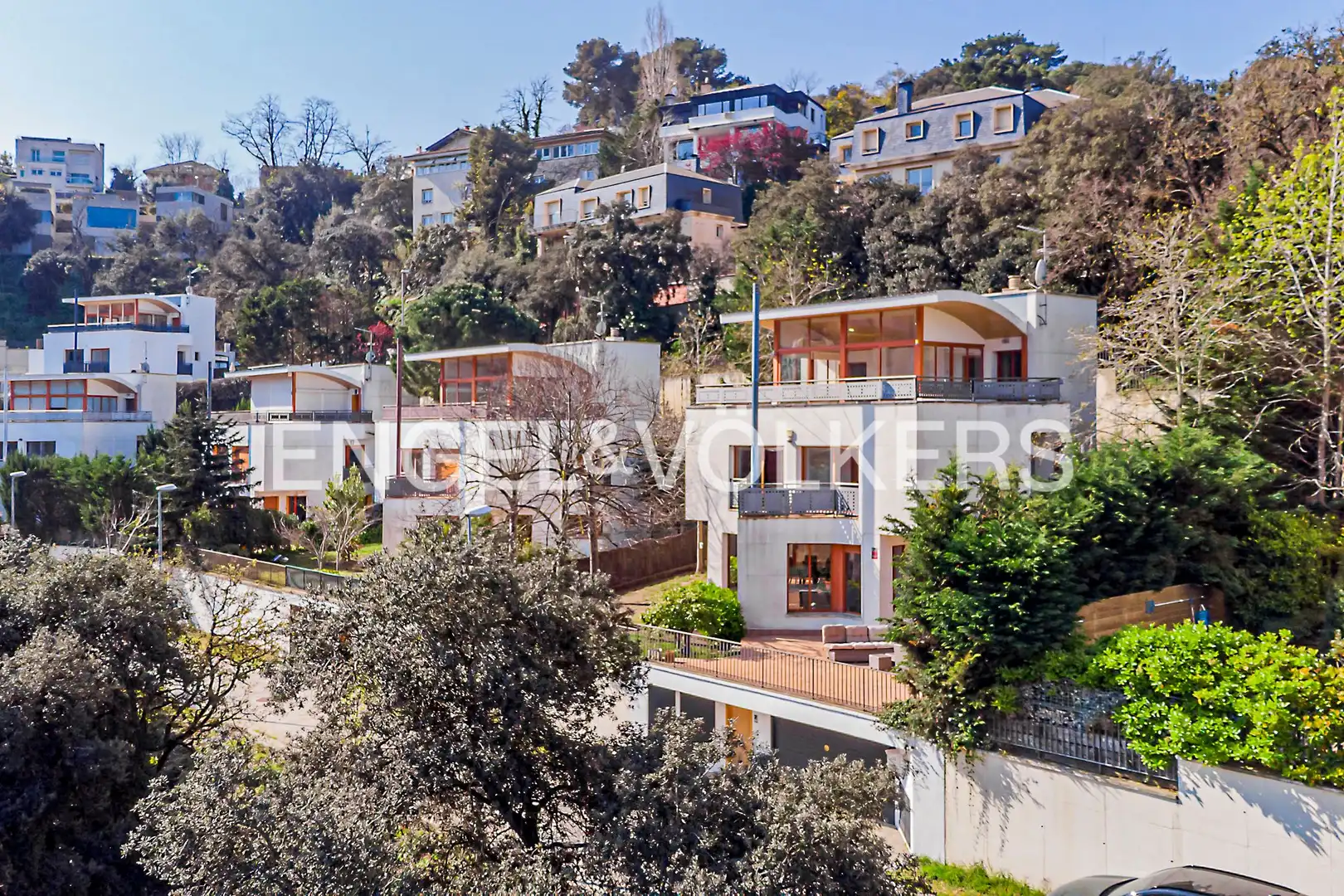 Vista exterior de Casa o chalet en venta en Barcelona con Aire acondicionado, Calefacción y Jardín privado