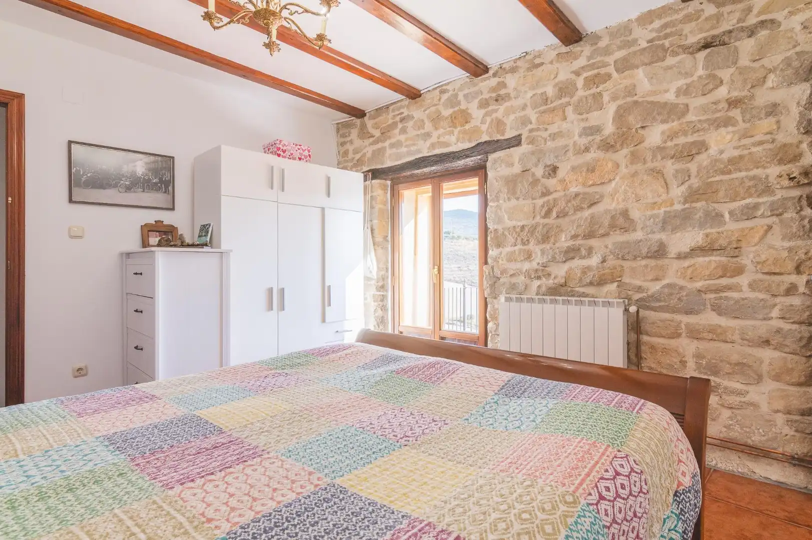 Habitación de Finca rústica en venta en Eslava con Jardín privado, Terraza y Trastero