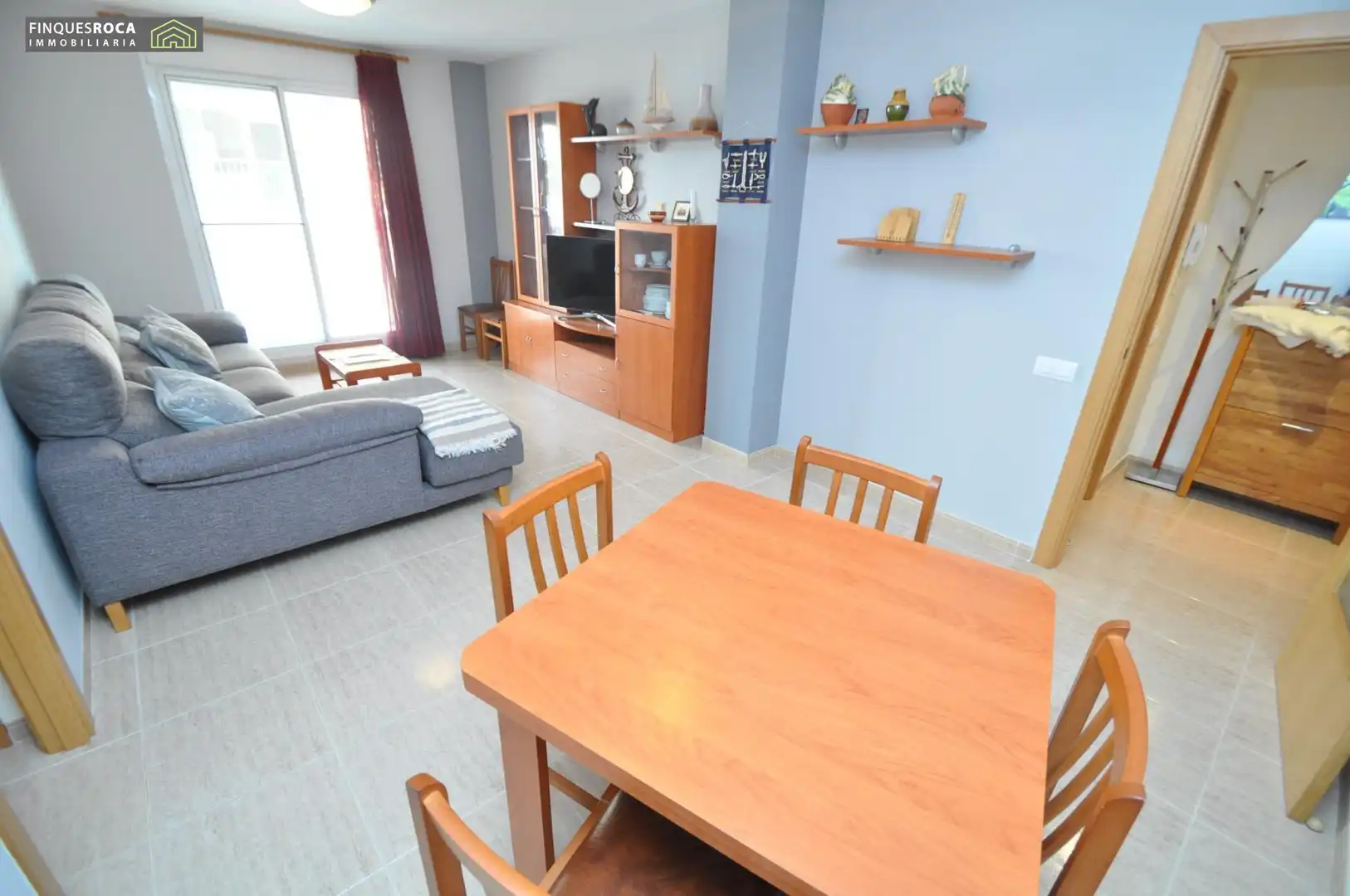 Sala de estar de Apartamento en venta en La Ràpita con Amueblado