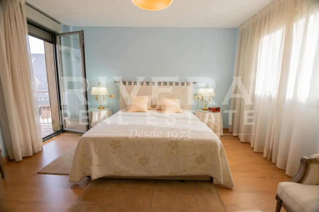 Bedroom of Detached homes for sale in Sanxenxo  with Heating, Private garden and Terrace