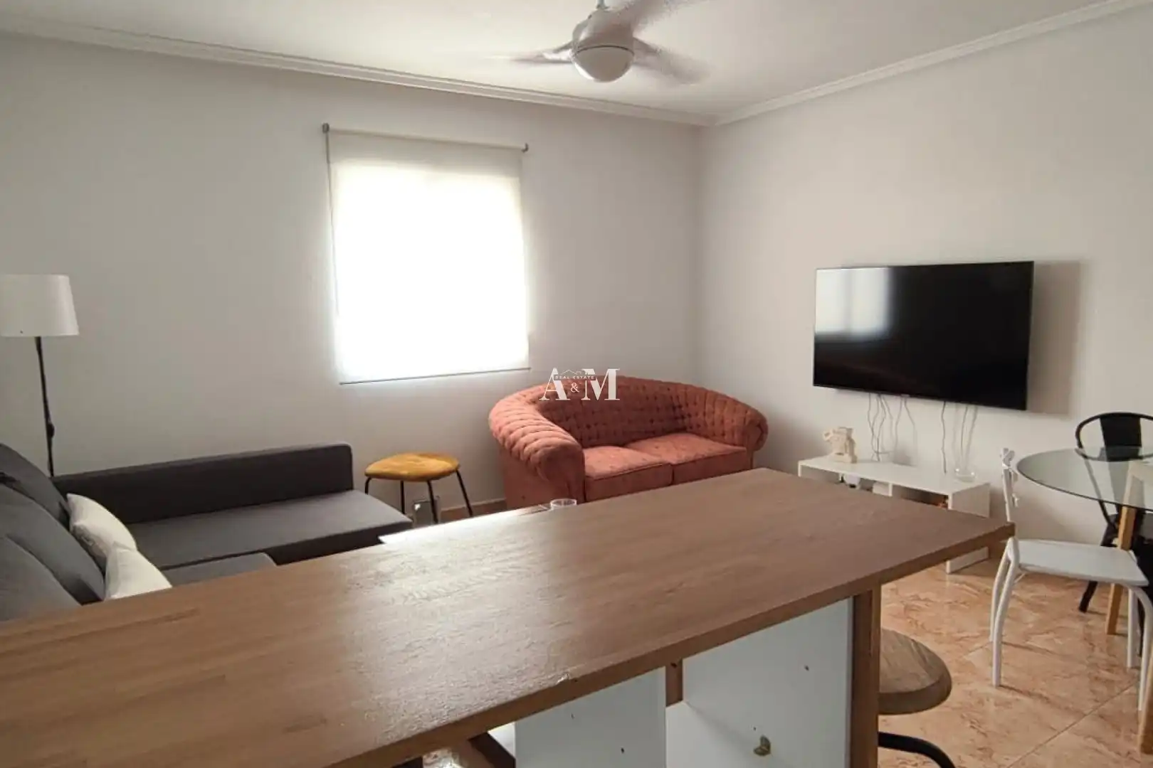 Wohnzimmer von Wohnung zur Miete in Torrevieja mit Terrasse, Schwimmbad und Möbliert