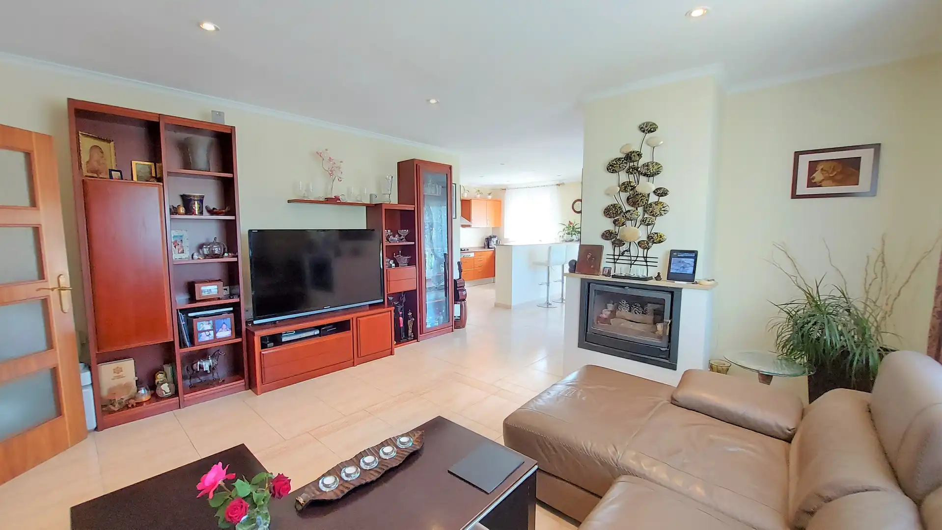 Living room of Houses for sale in Calonge i Sant Antoni  with Air Conditioner, Private garden and Terrace