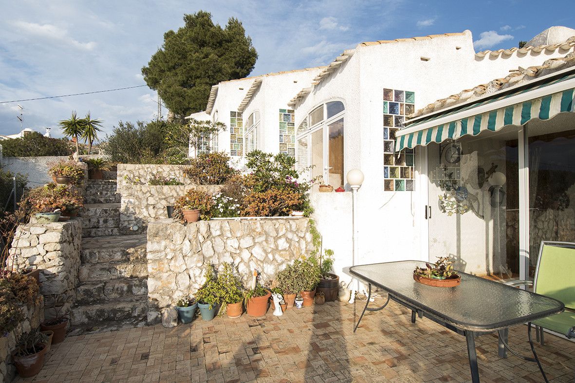 Vista exterior de Casa o chalet en venta en Jávea / Xàbia con Aire acondicionado, Jardín privado y Terraza