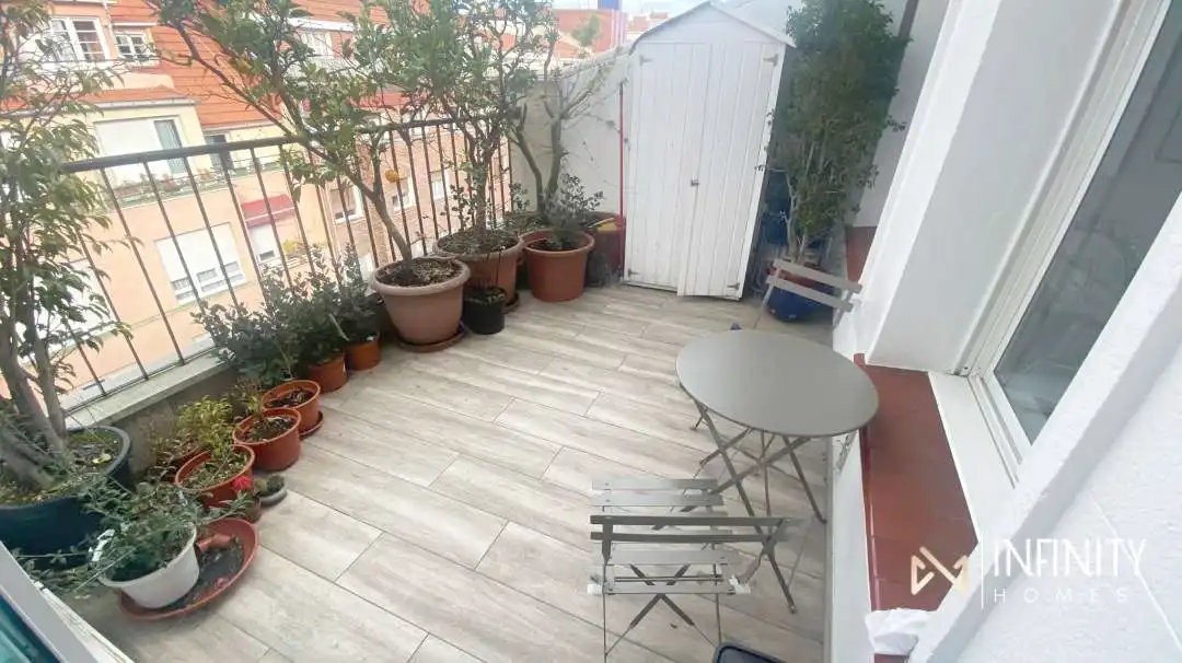 Terraza de Piso de alquiler en Bilbao  con Calefacción y Terraza