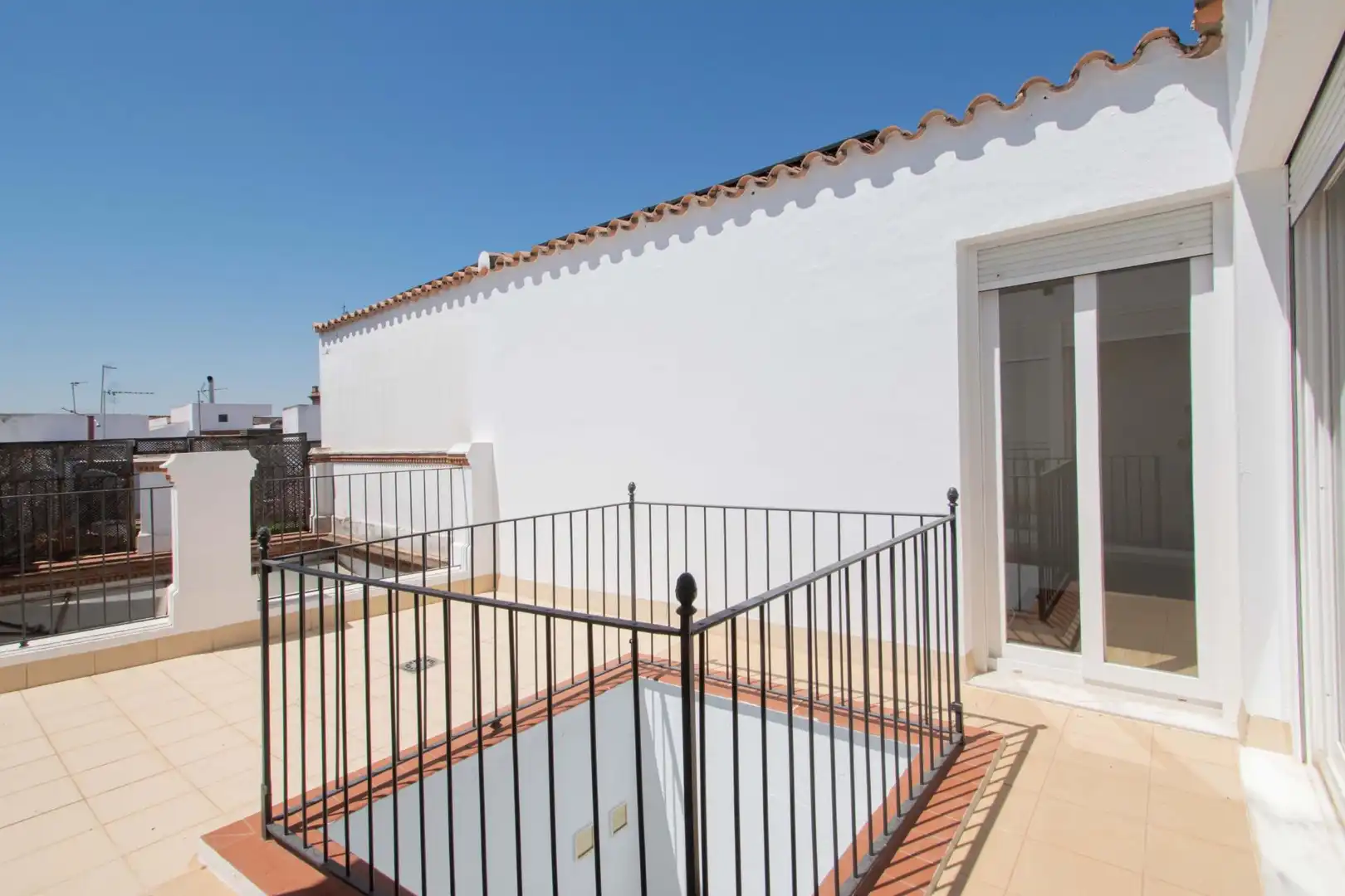 Terrasse von Dachboden zum Verkauf in Sevilla mit Klimaanlage, Terrasse und Balkon