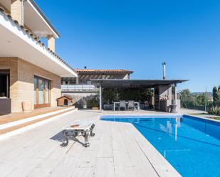 Vista exterior de Casa o xalet en venda en Vilablareix amb Calefacció i Piscina