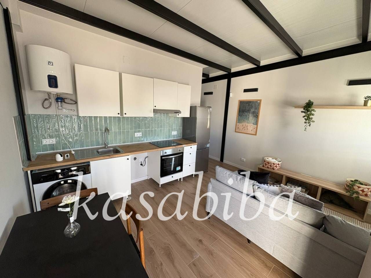 Cocina de Piso de alquiler en  Sevilla Capital con Aire acondicionado y Amueblado