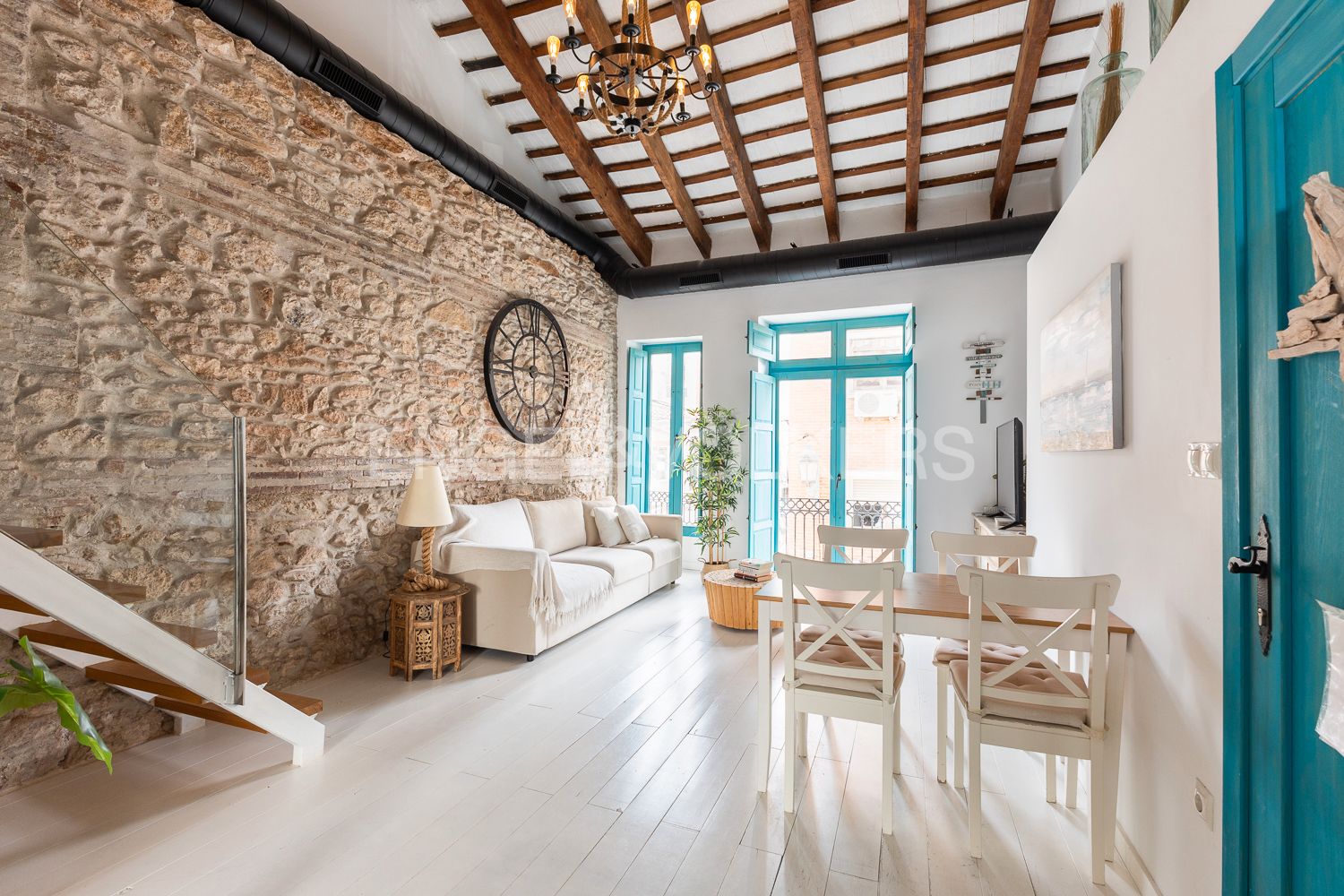 Sala d'estar de Casa o xalet en venda en  Valencia Capital amb Aire condicionat, Calefacció i Parquet