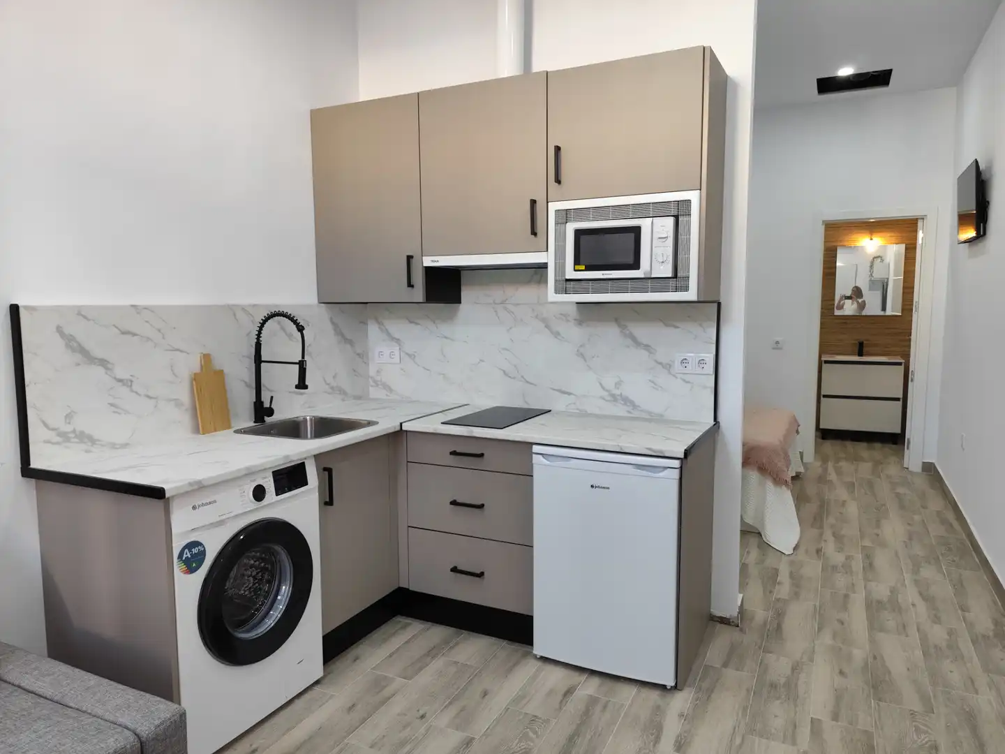 Cocina de Loft de alquiler en Sanlúcar de Barrameda con Aire acondicionado, Calefacción y Amueblado