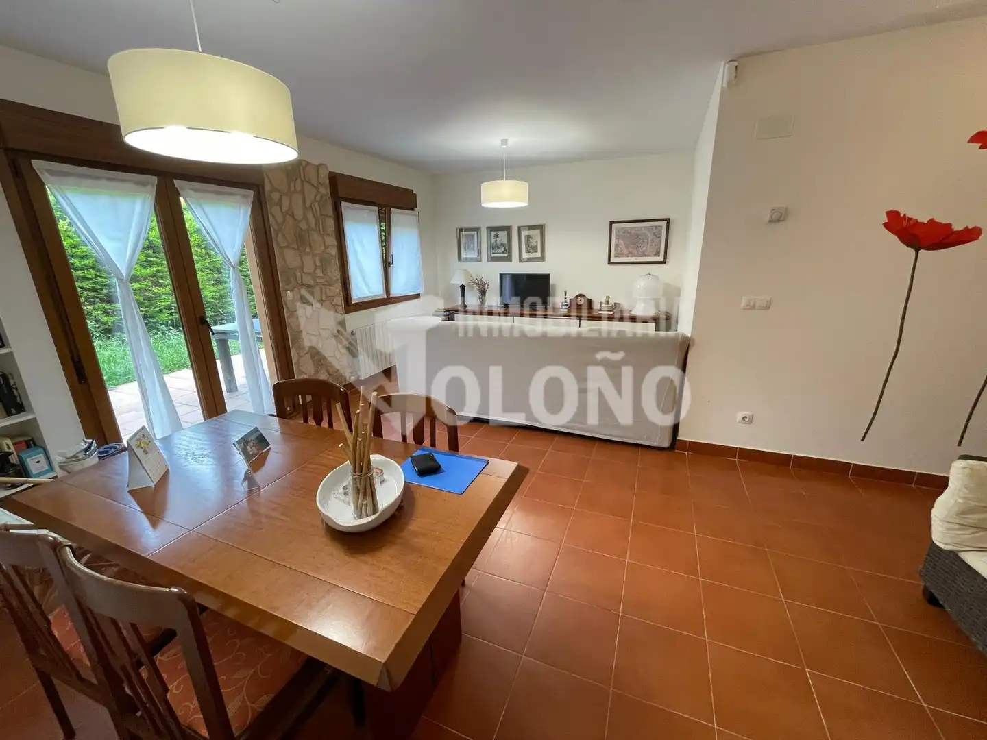 Comedor de Casa o chalet en venta en Leiva con Calefacción, Jardín privado y Parquet