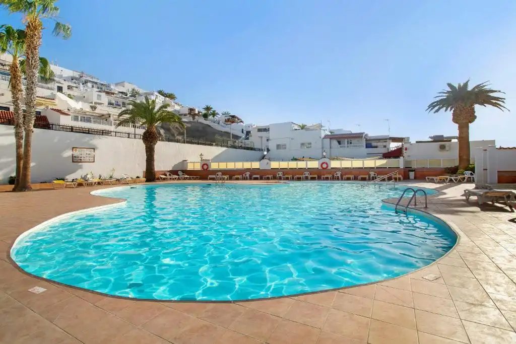 Schwimmbecken von Haus oder Chalet zur Miete in Mogán mit Privatgarten, Terrasse und Schwimmbad