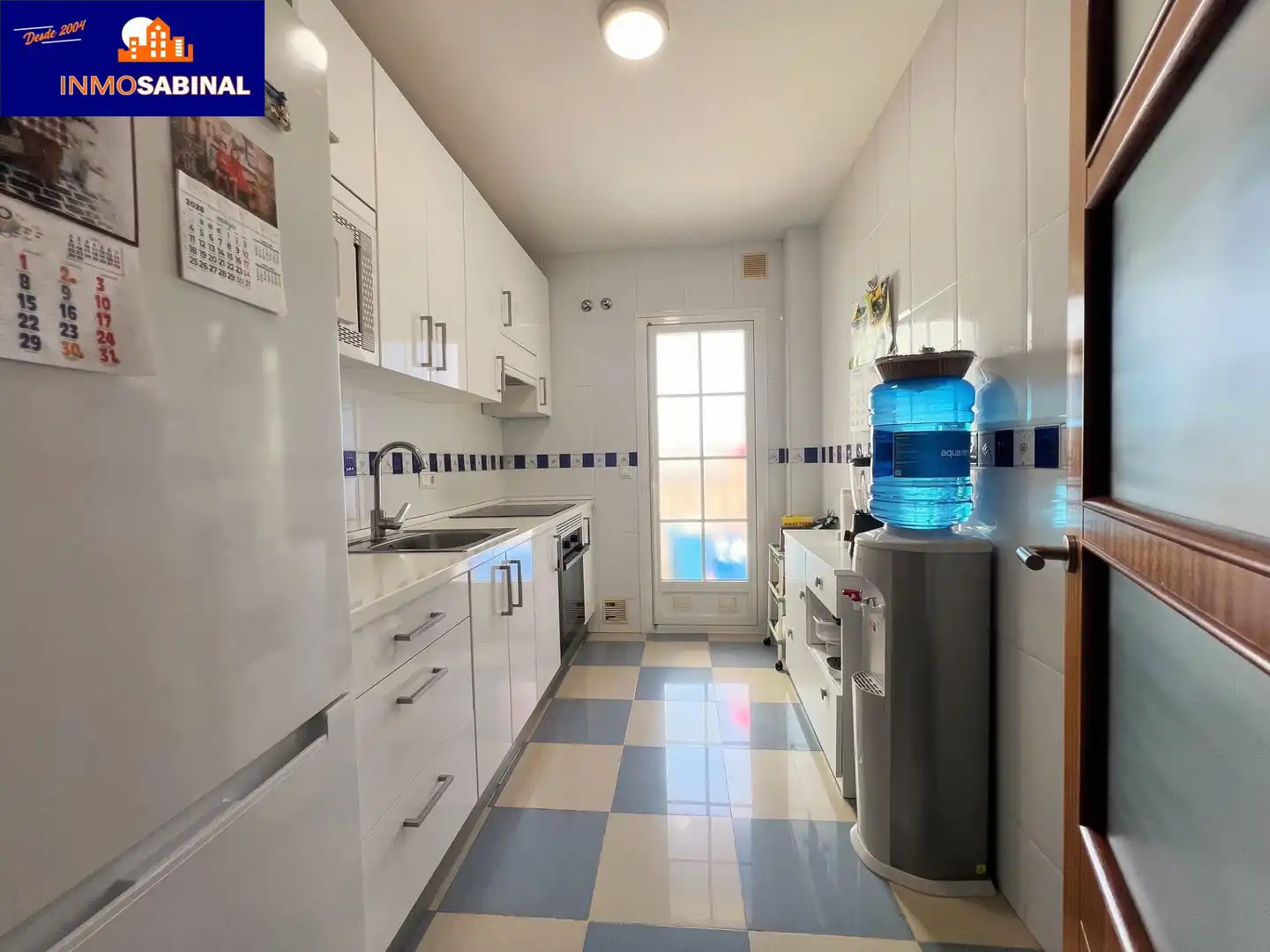 Kitchen of Flat for sale in Roquetas de Mar  with Air Conditioner, Terrace and Furnished
