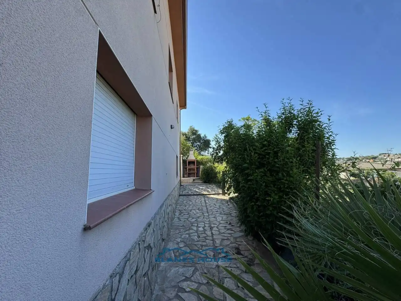 Vista exterior de Casa o xalet en venda en Fogars de la Selva amb Calefacció, Jardí privat i Terrassa
