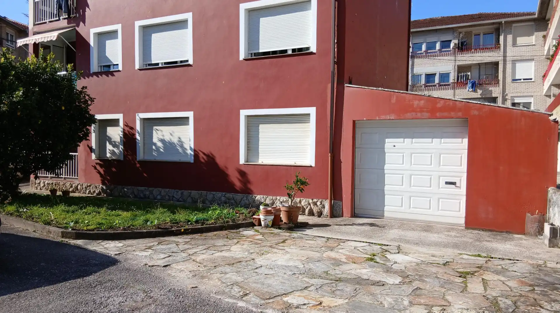Exterior view of Flat for sale in Santa María de Cayón  with Heating, Private garden and Furnished