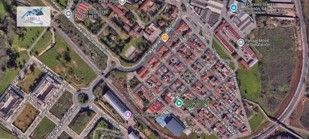 Vista exterior de Pis en venda en Cáceres amb Terrassa
