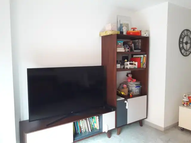 Sala de estar de Piso en venta en Sant Joan Despí con Aire acondicionado, Calefacción y Parquet