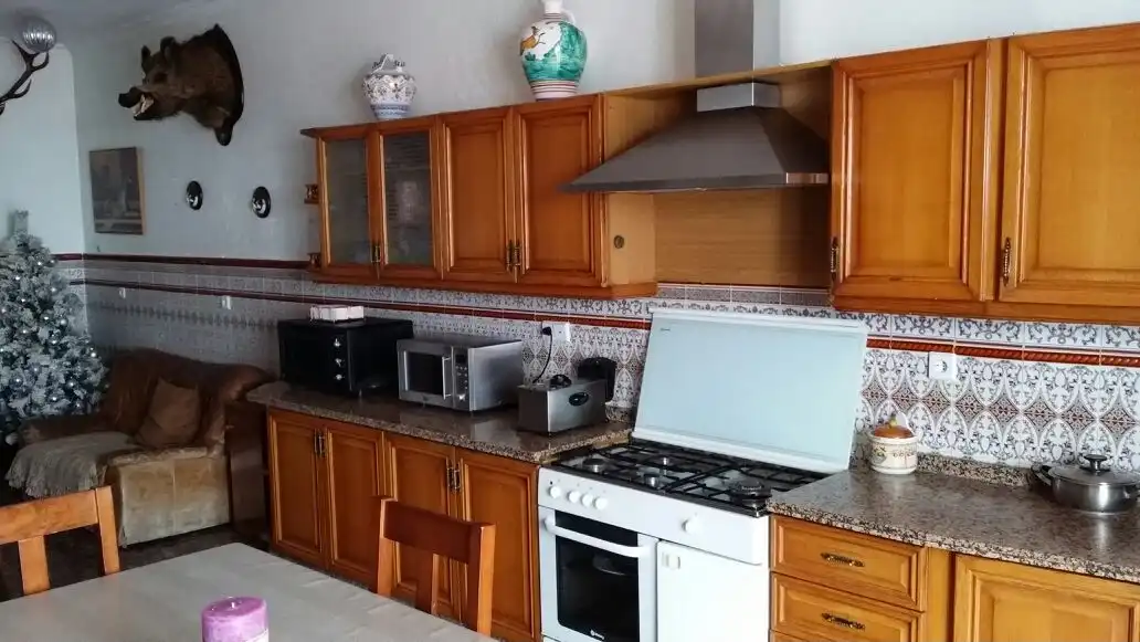 Cocina de Casa o chalet en venta en Orellana la Vieja con Aire acondicionado, Calefacción y Terraza