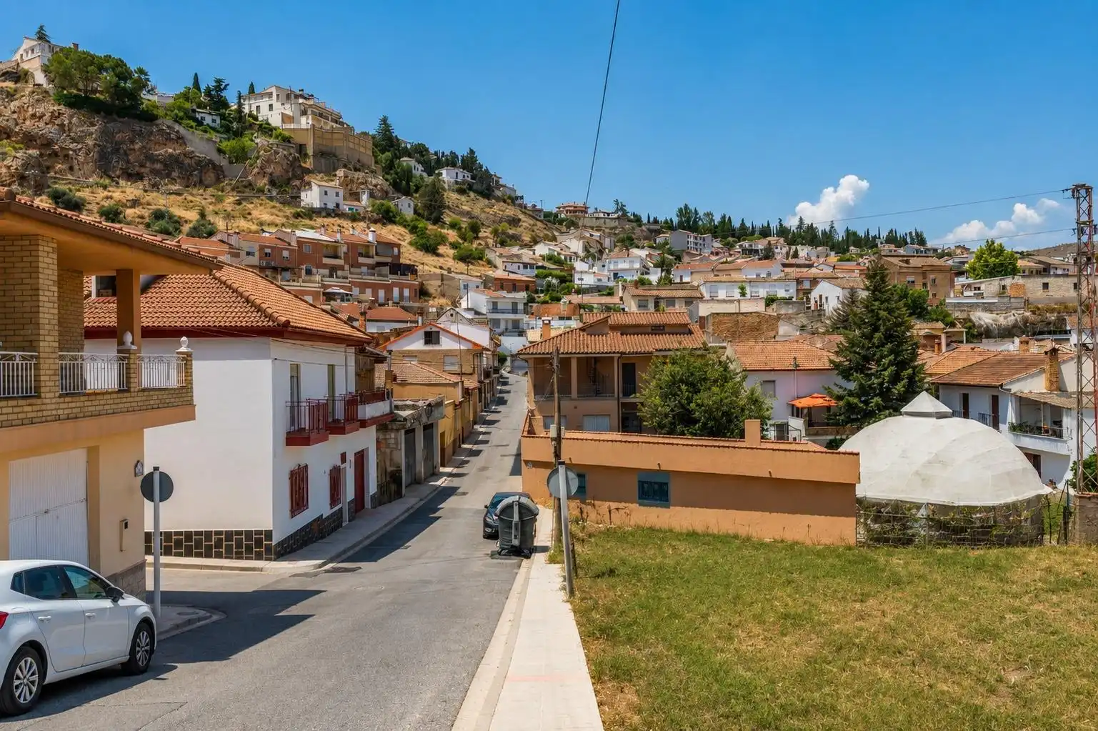 Vista exterior de Casa o chalet en venta en Alfacar con Terraza
