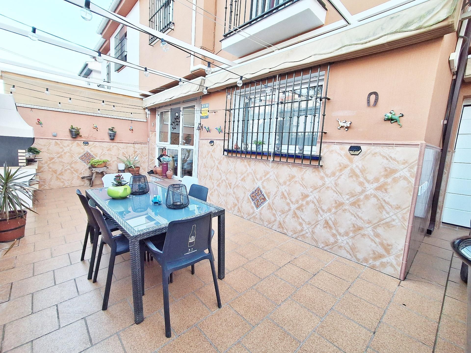 Terraza de Casa adosada en venta en Málaga Capital con Aire acondicionado, Trastero y Piscina comunitaria