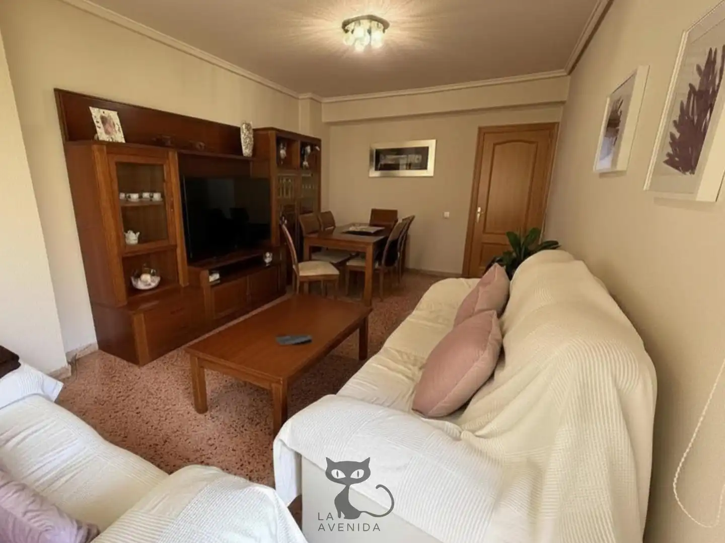 Wohnzimmer von Wohnungen zum Verkauf in Valencia mit Klimaanlage, Terrasse und Balkon