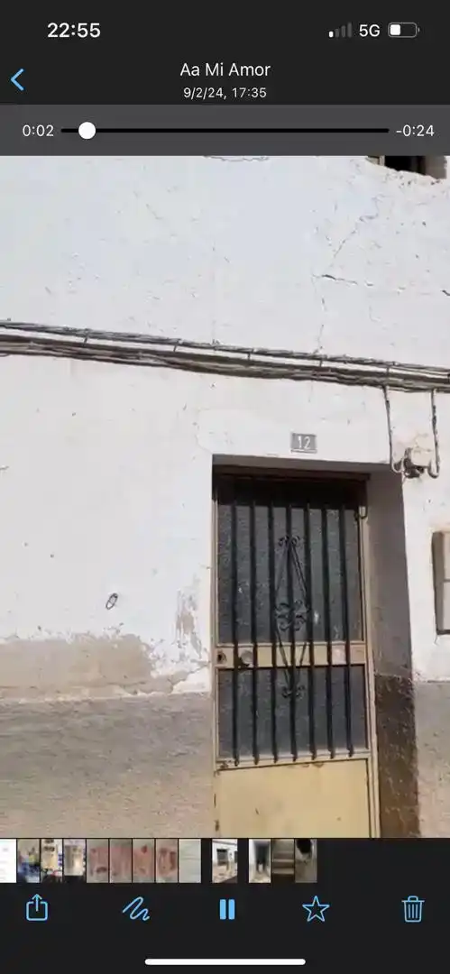 Vista exterior de Casa adosada en venda en Huéscar