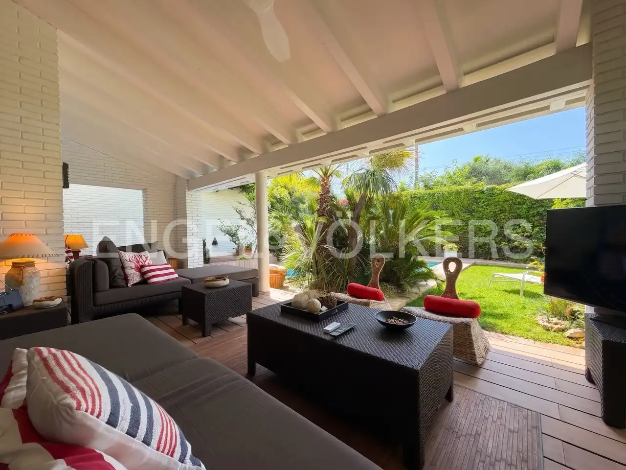 Terraza de Casa o chalet en venta en Cambrils con Aire acondicionado, Calefacción y Jardín privado