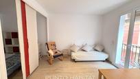 Living room of Flat for sale in  Barcelona Capital  with Parquet flooring and Balcony