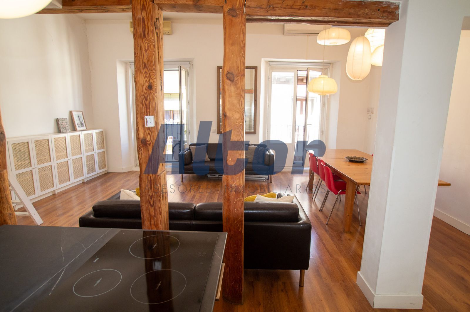 Living room of Flat to rent in  Madrid Capital  with Terrace and Furnished
