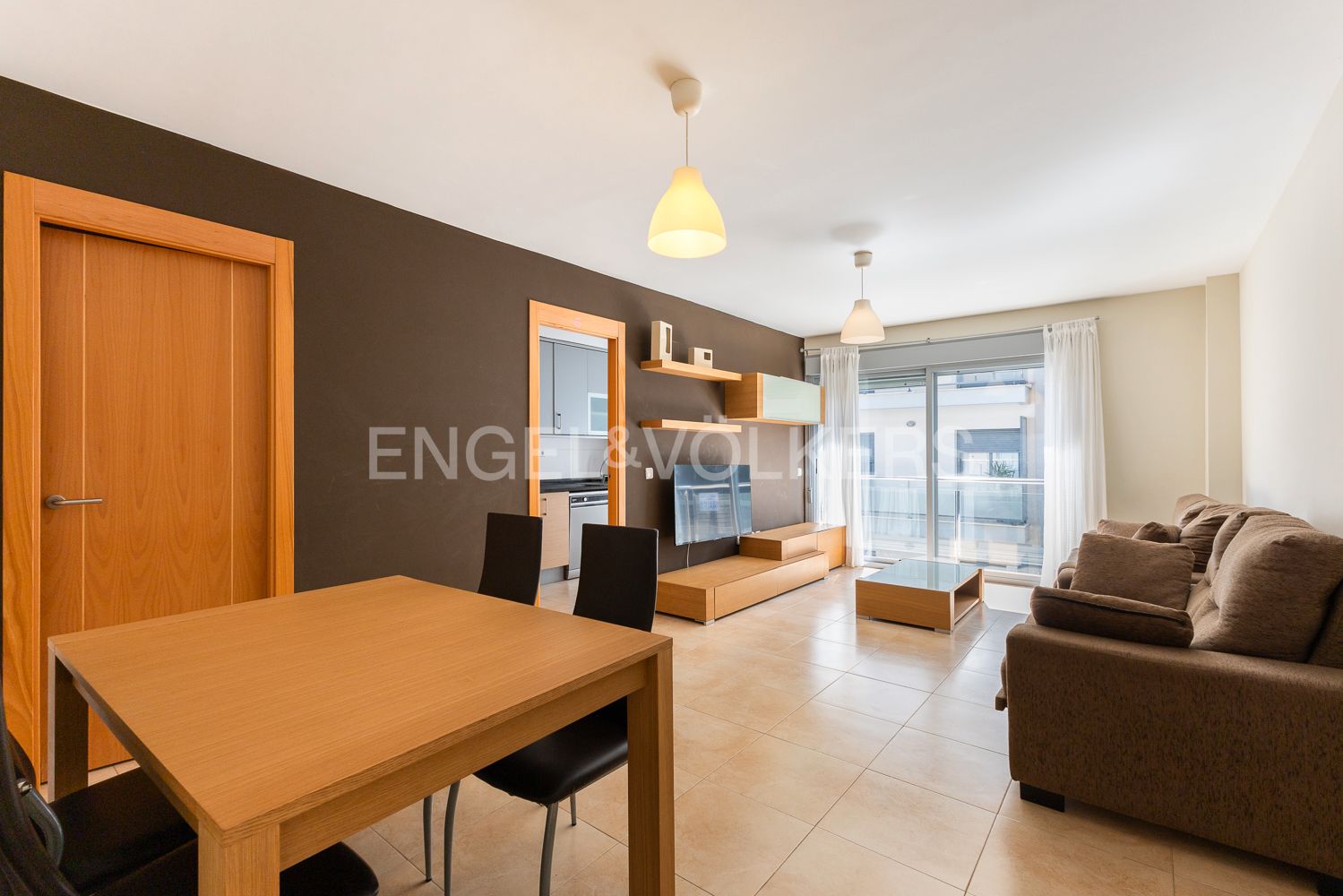 Sala d'estar de Apartament en venda en Peñíscola / Peníscola amb Aire condicionat, Calefacció i Moblat