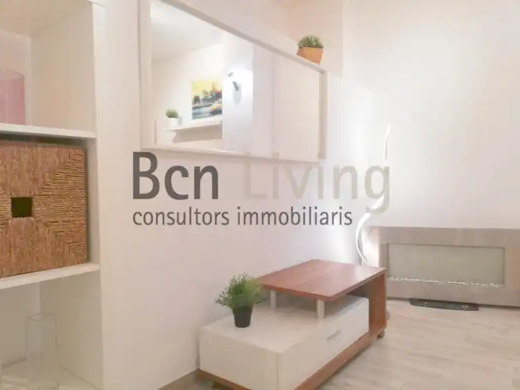 Living room of Flat for rent in Barcelona  with Furnished, Oven and Washing machine