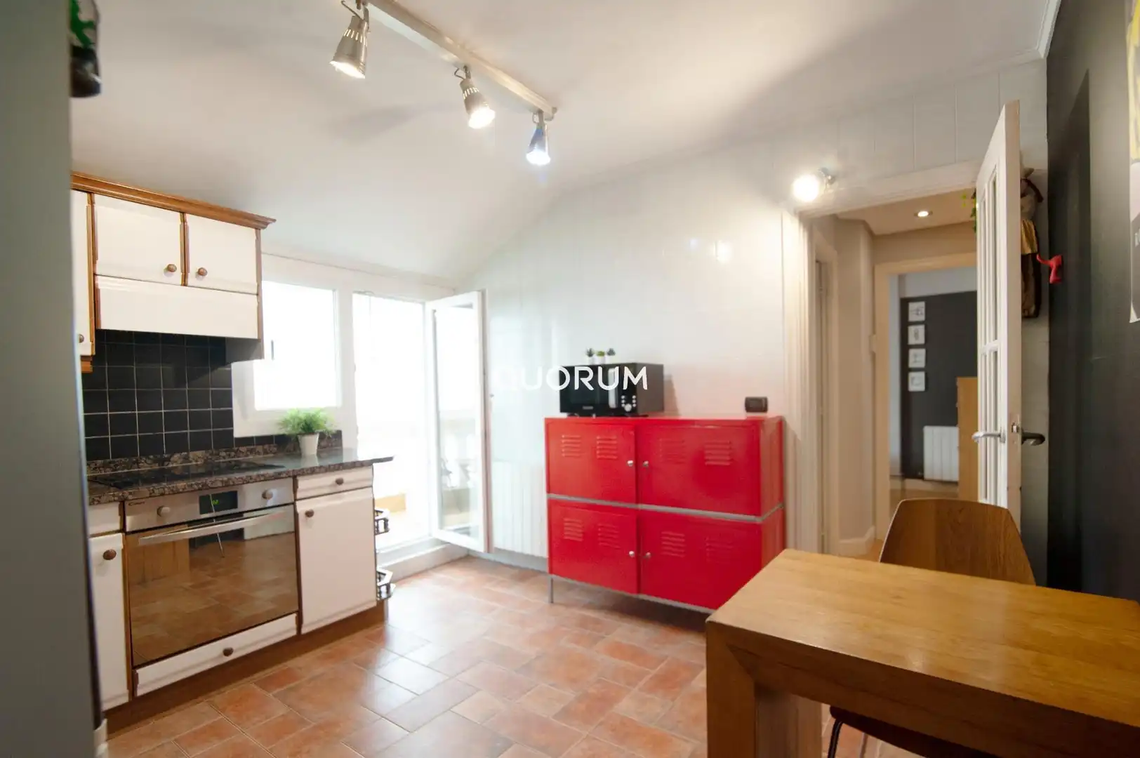 Kitchen of Flat for sale in Bilbao   with Heating, Terrace and Furnished
