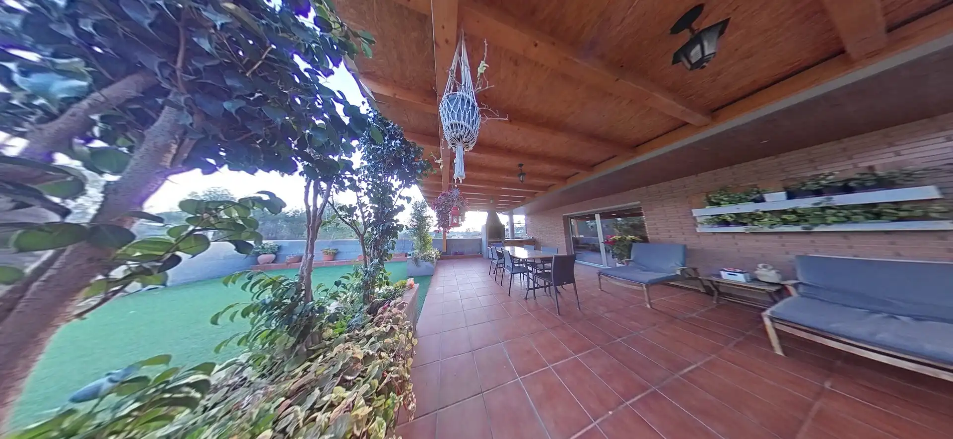 Terraza de Casa o chalet en venta en Sant Esteve Sesrovires con Aire acondicionado, Calefacción y Jardín privado