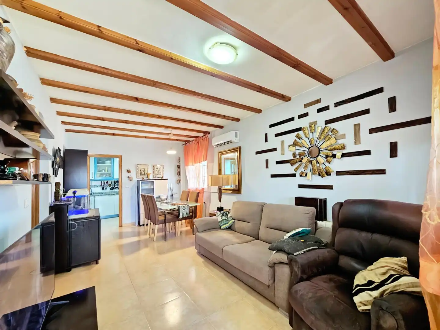 Sala d'estar de Àtic en venda en Santa Pola amb Aire condicionat, Calefacció i Terrassa
