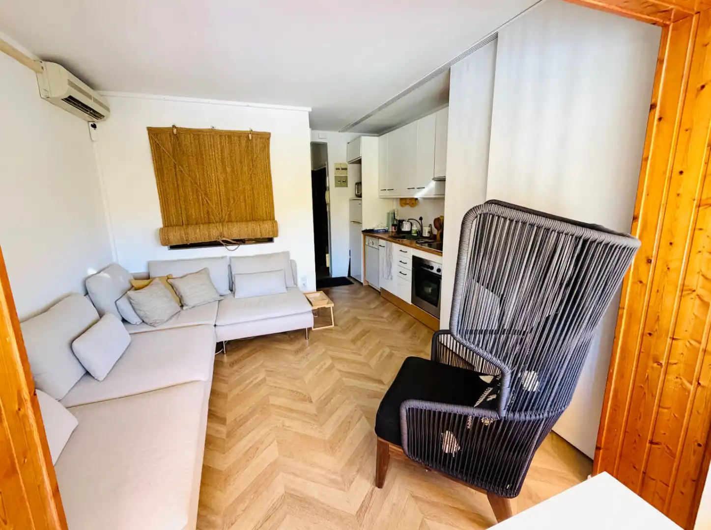Sala de estar de Piso de alquiler en Sitges con Aire acondicionado y Calefacción