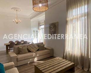 Living room of Flat to rent in  Valencia Capital  with Air Conditioner and Heating