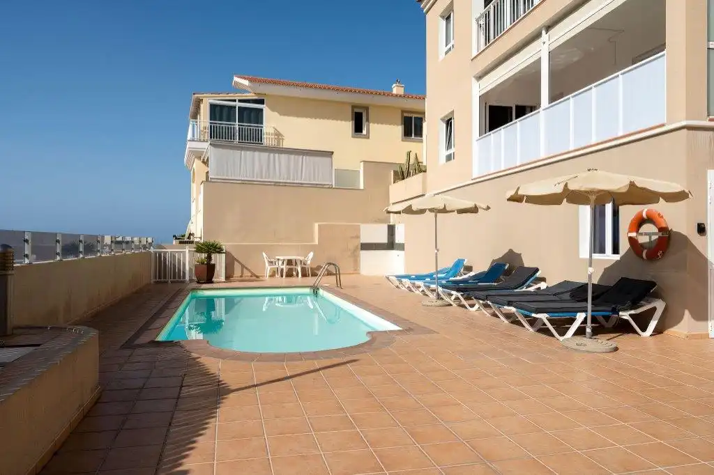 Piscina de Apartamento en venta en Mogán con Aire acondicionado, Parquet y Terraza