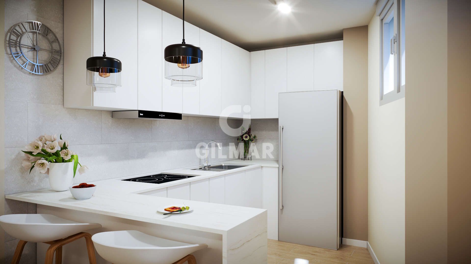 Cocina de Planta baja en venta en Boadilla del Monte con Calefacción