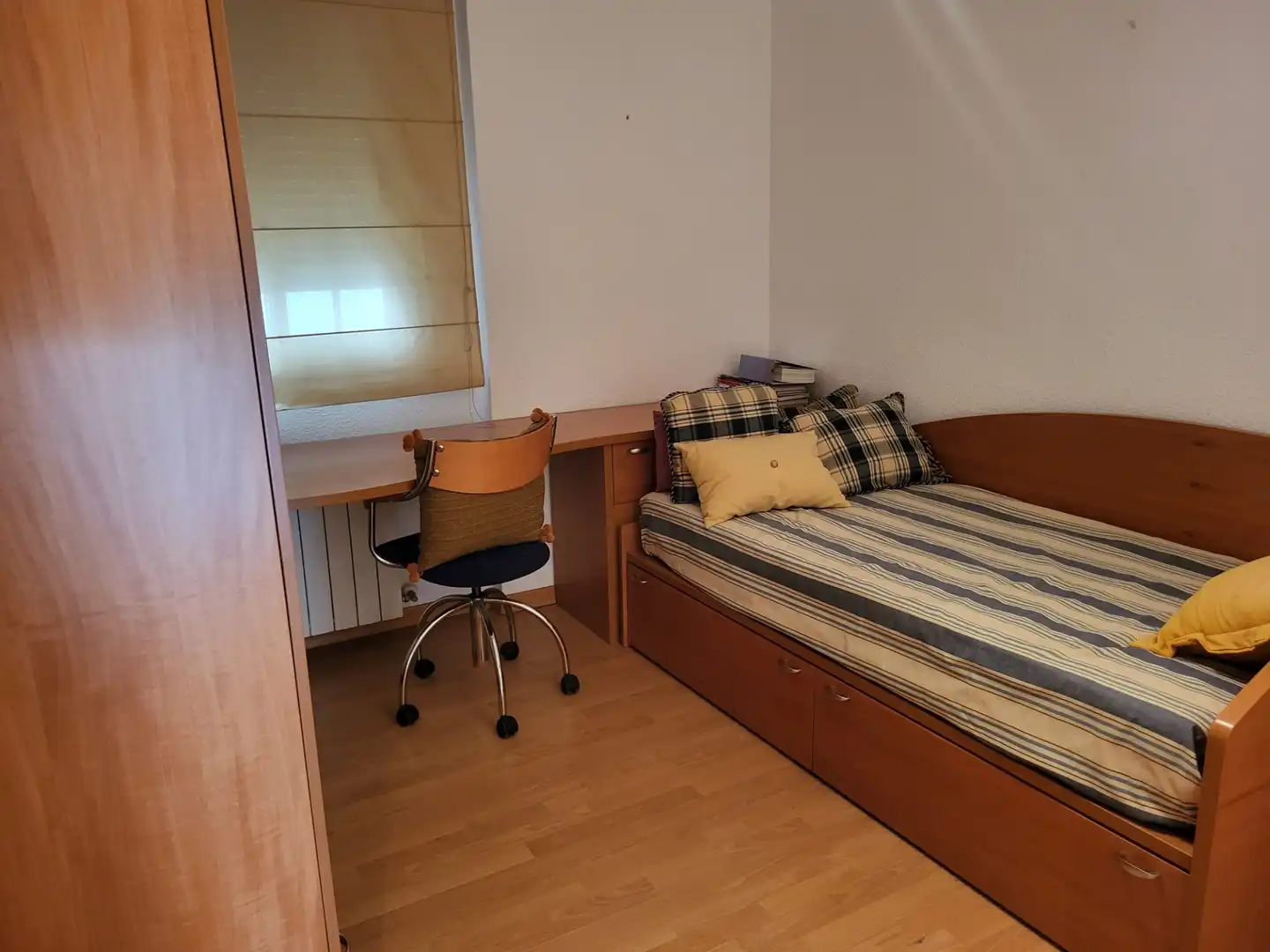 Schlafzimmer von Wohnung zur Miete in Badajoz mit Klimaanlage und Heizung