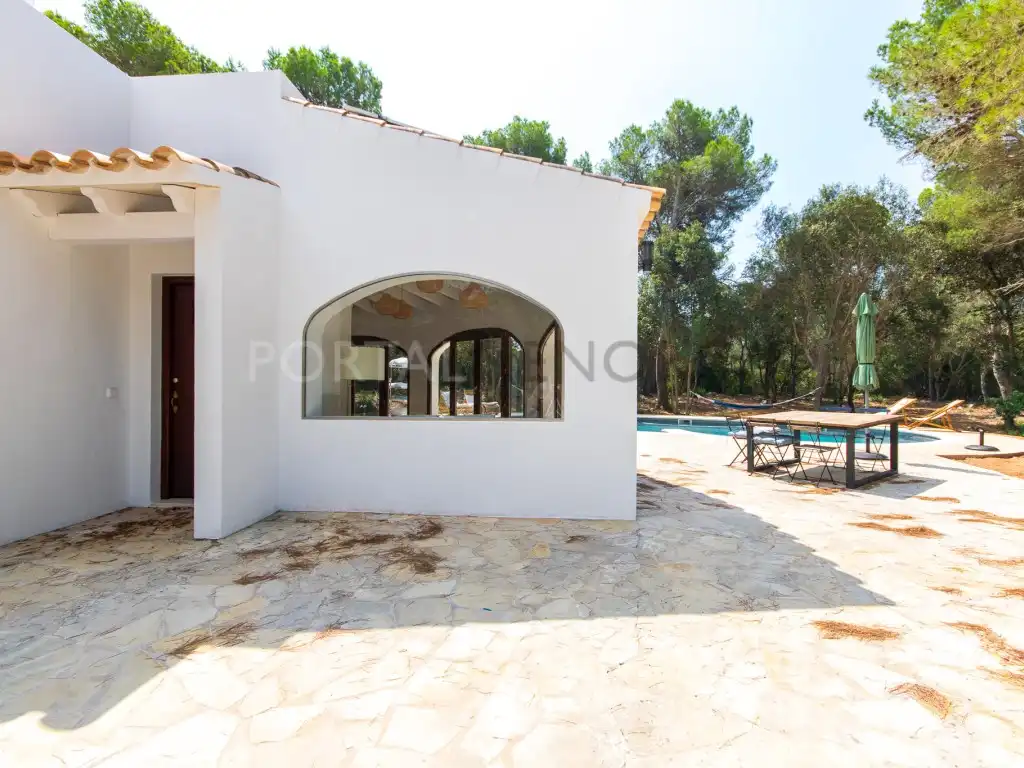 Vista exterior de Finca rústica en venta en Ferreries con Piscina