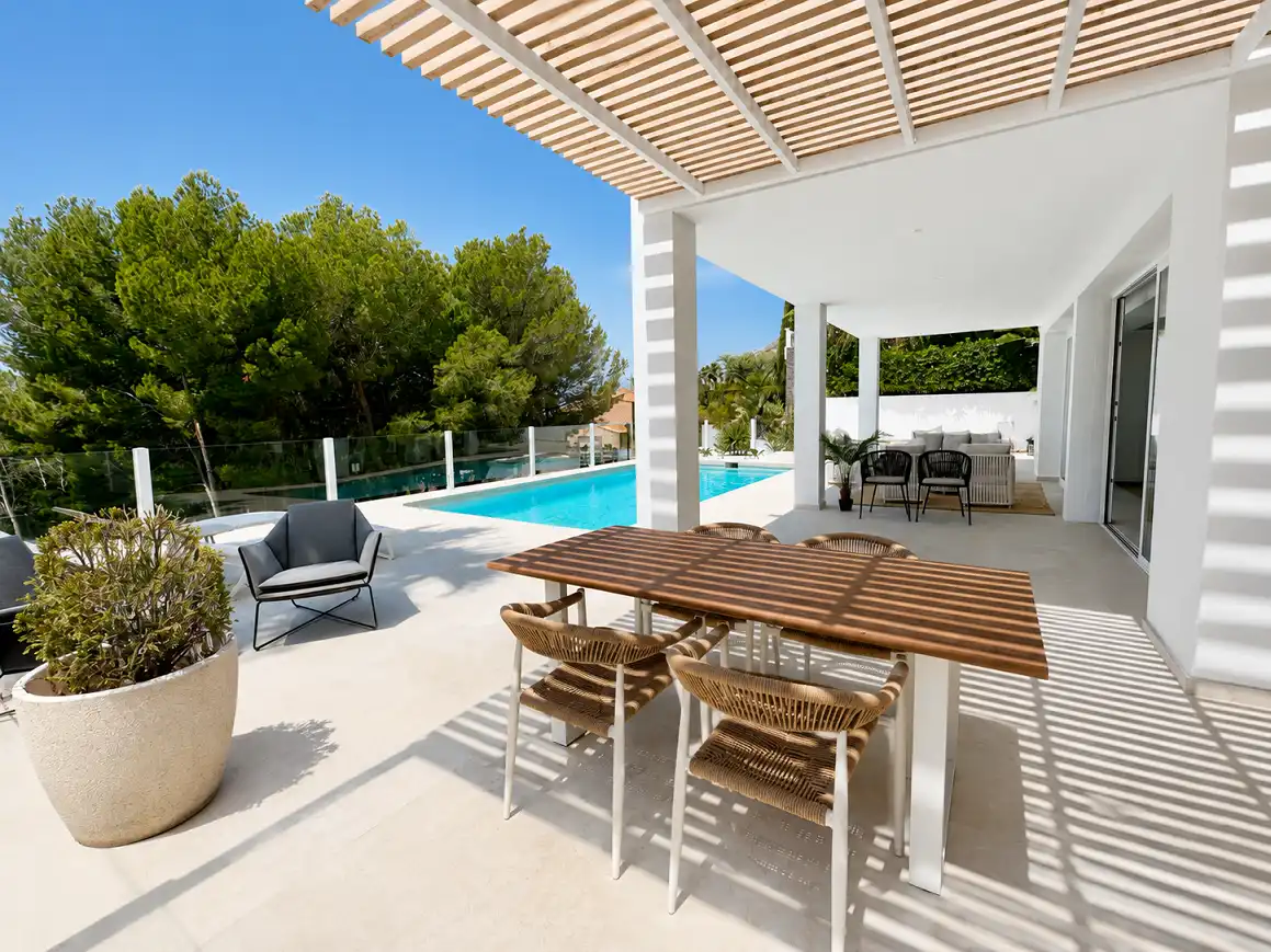 Terraza de Casa o chalet en venta en Altea con Aire acondicionado, Calefacción y Jardín privado