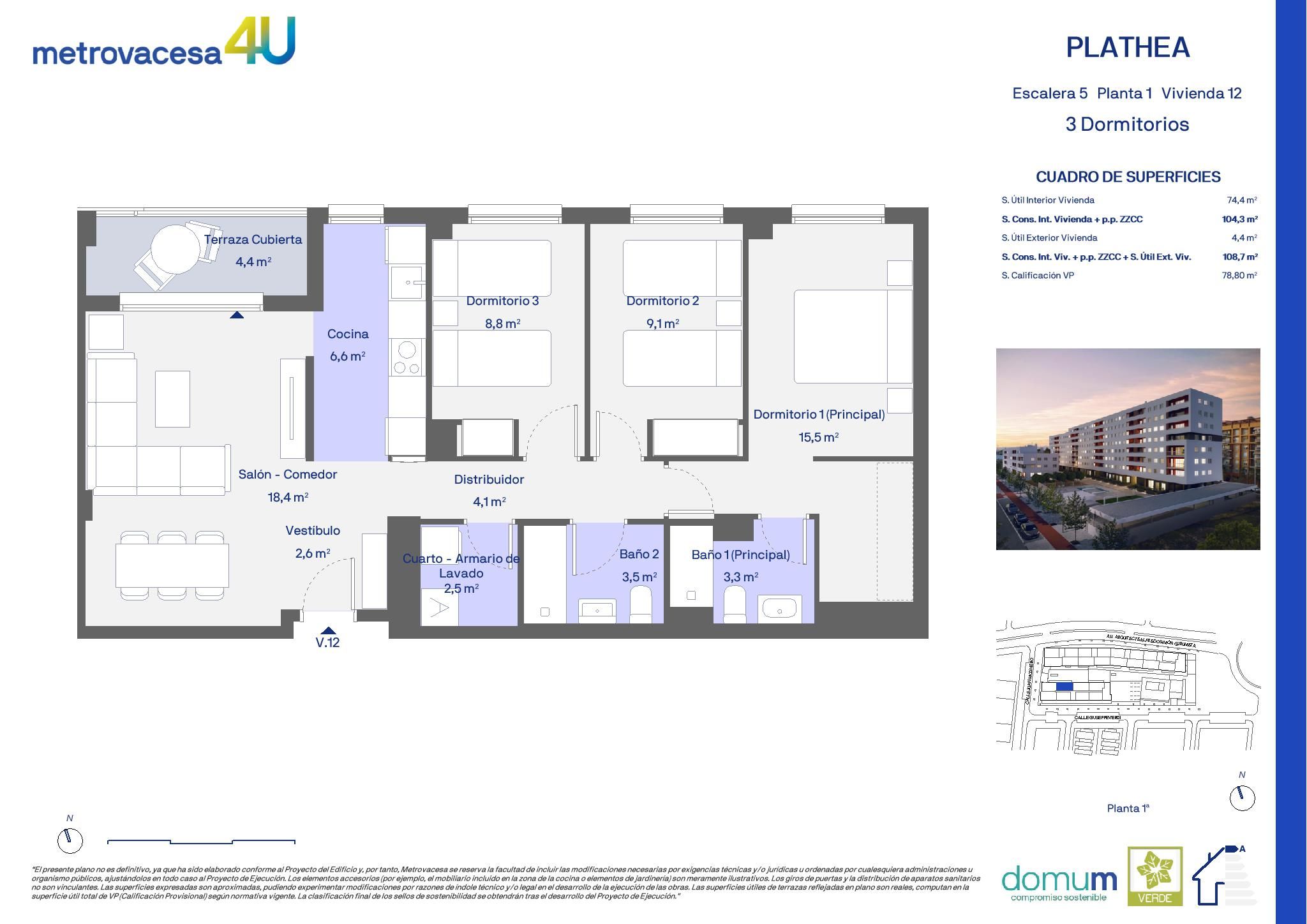 Pis en venda en Sagunto / Sagunt amb Parquet, Terrassa i Traster