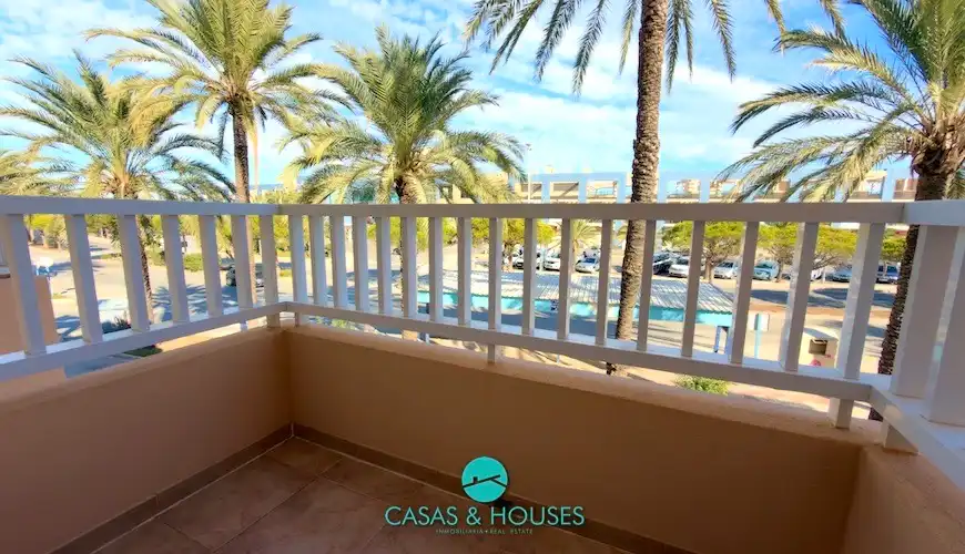 Balcony of Detached homes for sale in La Manga del Mar Menor  with Air Conditioner, Heating and Private garden