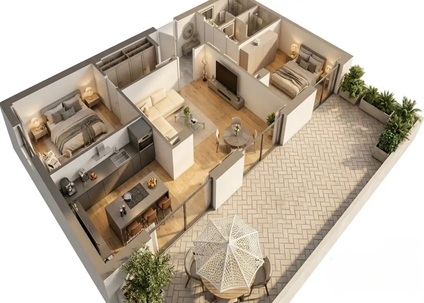 Ático en venta en Paseo de Colón, 40, Albolote