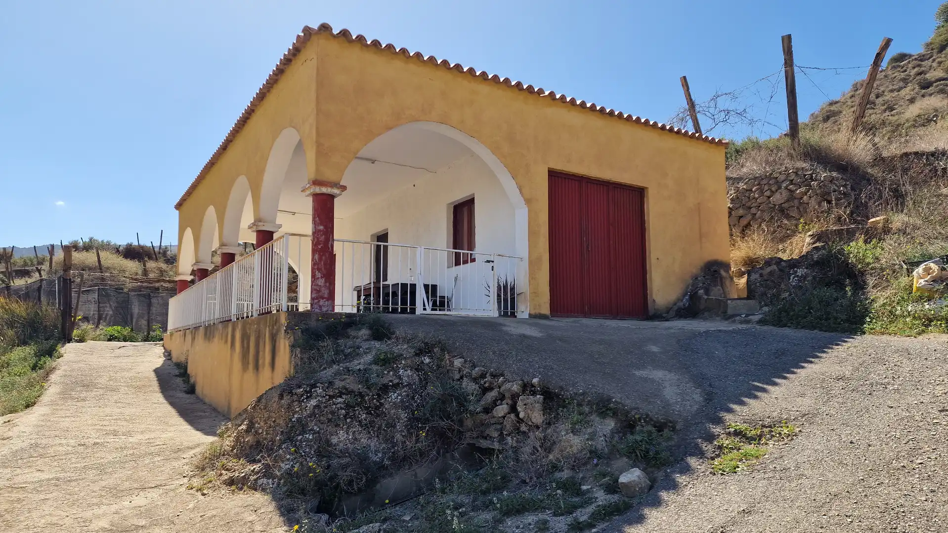Vista exterior de Finca rústica en venta en Canjáyar con Jardín privado, Terraza y Trastero